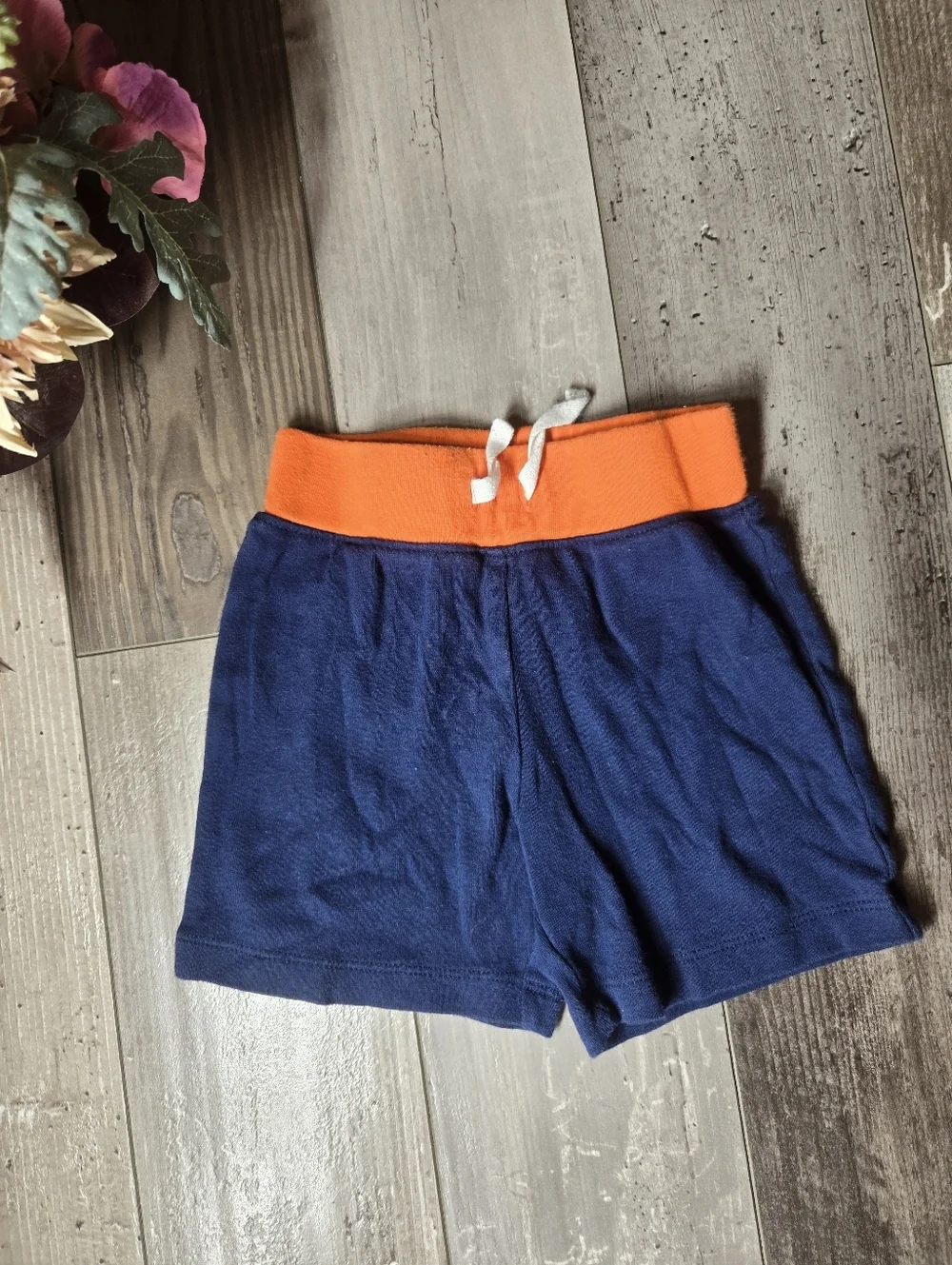 Carter's Blue and Orange Casual Pull-on Athletic Shorts Toddler Boy Size 18m